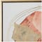 Multi Colored Canvas Handmade Overlapping Circle Abstract Framed Wall Art with Gold Frame and Gold Foil Detailing 37" x 1" x 37"